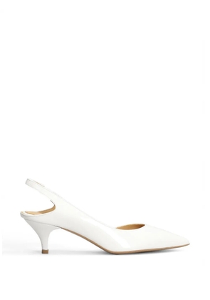 Fratelli Russo slingback heeled pumps - White