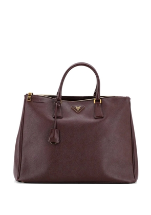 Prada Pre-Owned Double Zip Lux Saffiano Leather XL tote bag - Red