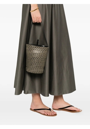 The Row woven-design tote bag - Black