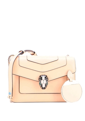 Bvlgari Pre-Owned Serpenti Leather Small crossbody bag - Neutrals