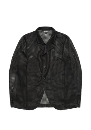 Black Comme Des Garçons notch-lapel blazer