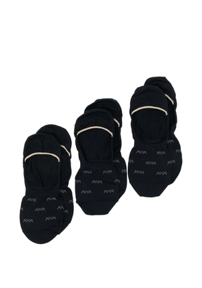 Zegna Iconic Triple socks (set of three) - Blue