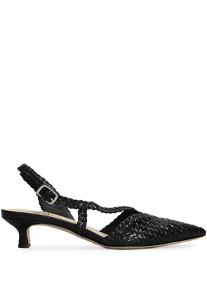 L Arianna leather pumps - Black