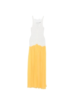 Christopher Esber Verner cut-out lace-trim maxi dress - Yellow