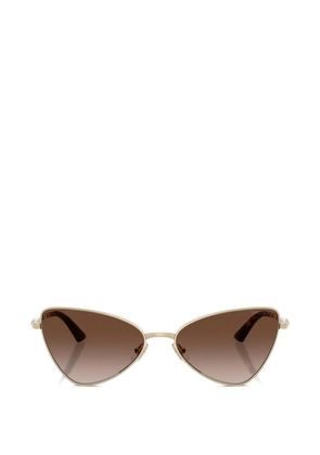 Jimmy Choo pearl-embellished cat-eye sunglasses - Gold