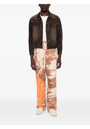 Études Studio x Maia Ruth Lee abstract-print loose-fit jeans - Neutrals