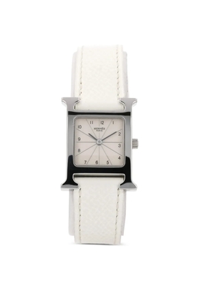 Hermès Pre-Owned 2010 Heure 21mm - White