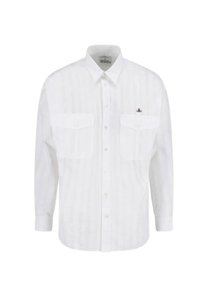 Vivienne Westwood Achilles stripe-pattern shirt - White