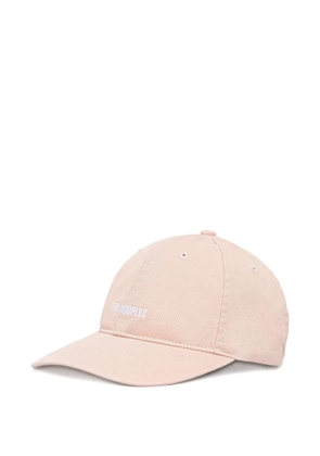 The Kooples logo-embroidered baseball cap - Pink