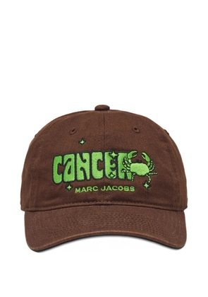 Marc Jacobs The Zodiac embroidered baseball cap - Brown