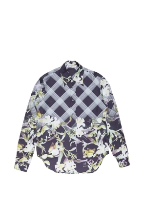 Acne Studios floral-print shirt - Blue