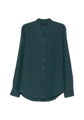 Sease Fish Tail band-collar long-sleeve shirt - Green