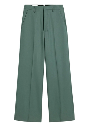 AMI Paris large-fit wool trousers - Green