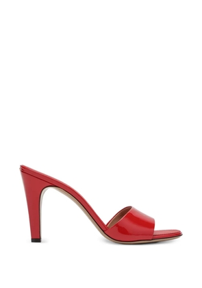 Ferragamo stripe detail sandals - Red