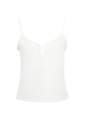 Deiji Studios ruffle-trim Clasp singlet top - White