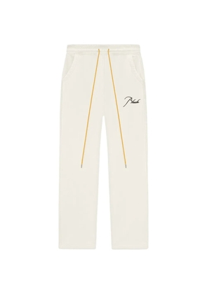 RHUDE logo-print track pants - Neutrals