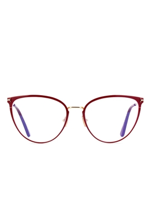 TOM FORD Eyewear cat eye-frame glasses - Red