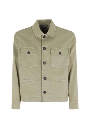 Circolo 1901 button-up chest-pocket jacket - Green