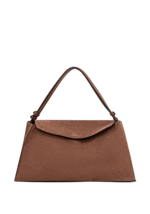 Studio Nicholson Shiboru suede shoulder bag - Brown