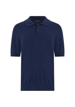 slowear knitted polo shirt - Blue