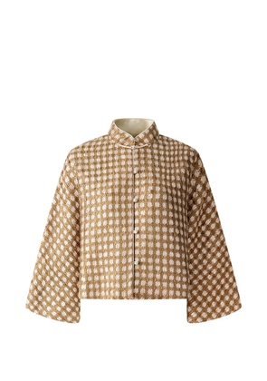 Shanghai Tang Tang textured jacket - Gold