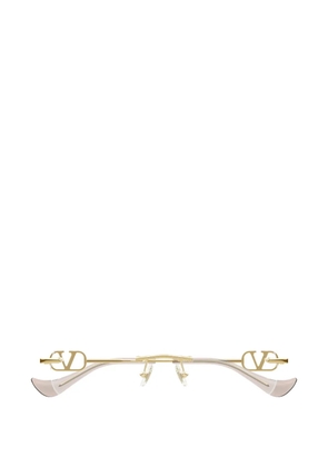 VALENTINO GARAVANI EYEWEAR VLogo rimless glasses - Gold
