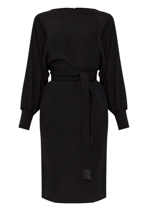 Emporio Armani belted dress - Black