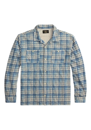 Ralph Lauren RRL checked long-sleeve shirt - Neutrals