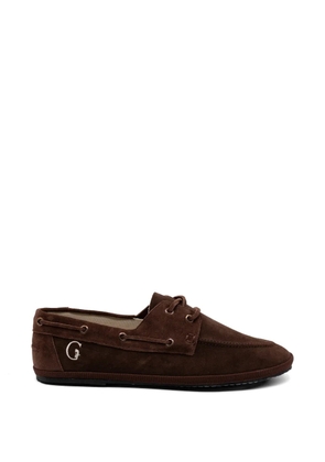 Gondolina Forcola suede boat shoes - Brown