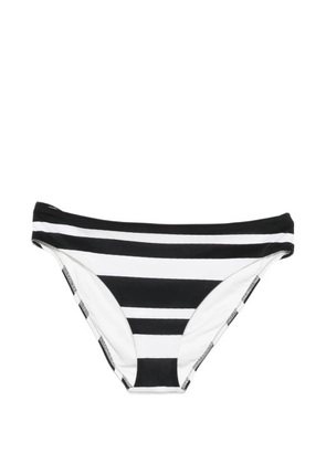 Maryan Mehlhorn striped bikini bottoms - Black