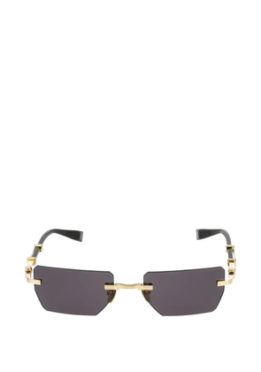 Balmain Eyewear Pierre geometric-frame sunglasses - Gold