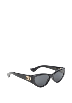 VALENTINO GARAVANI EYEWEAR V-logo cat-eye sunglasses - Black
