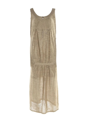 Sonia Rykiel Pre-Owned knitted lurex dress - Neutrals