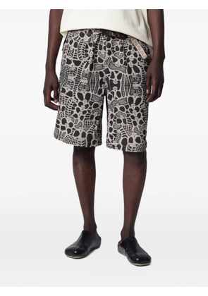 Brain Dead Skull Climber shorts - Black