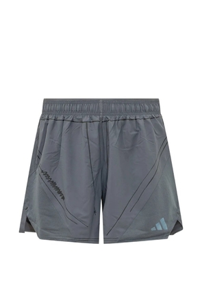 adidas Adi365 logo-embroidery shorts - Grey