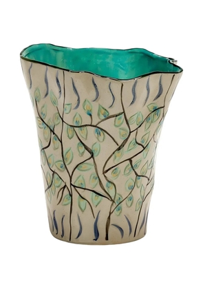 Serax 02 Mix leaf-print vase - Neutrals