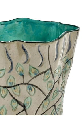 Serax 02 Mix leaf-print vase - Neutrals