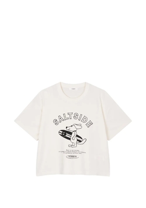TOMBOY graphic-print T-shirt - Neutrals