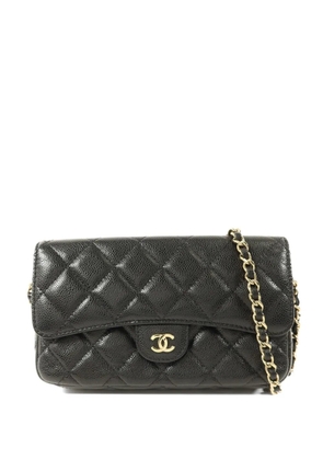 CHANEL Pre-Owned CC quilted leather shoulder bag - Black