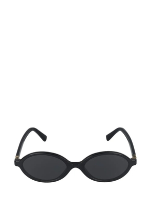 Miu Miu oval-frame sunglasses - Black