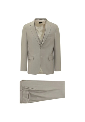 BOSS three-piece wool suit - Neutrals