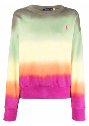 Polo Ralph Lauren Polo Pony-embroidered tie-dye sweatshirt - Green