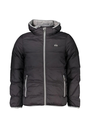 La Martina hooded padded jacket - Black