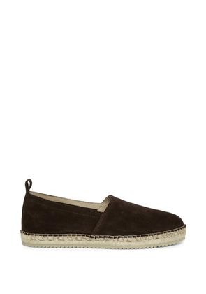 Frescobol Carioca Helio suede espadrilles - Brown