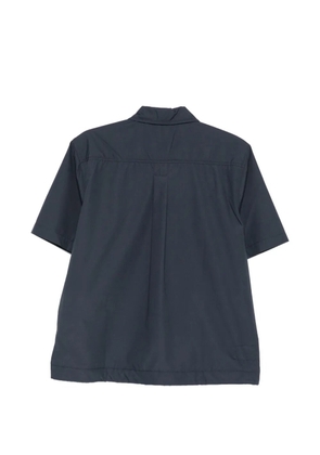 Universal Works zip-pocket short-sleeve shirt - Blue