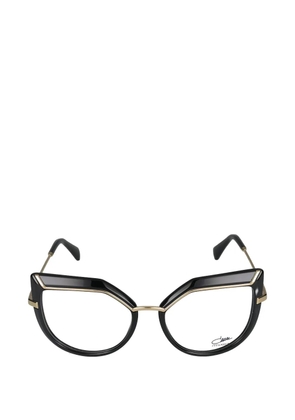 Cazal geometric-frame glasses - Black