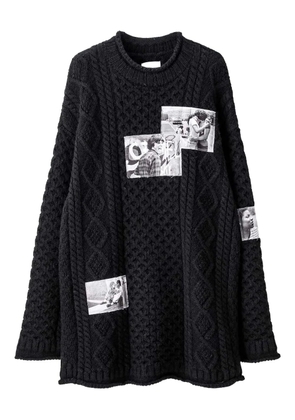 Takahiromiyashita The Soloist Huge Fisherman sweater - Black