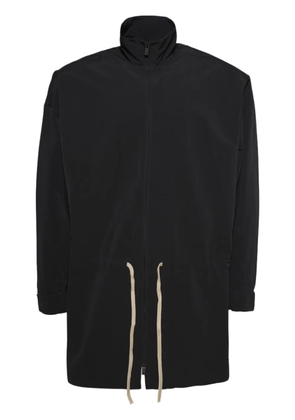 FEAR OF GOD ESSENTIALS drawstring-waistband coat - Black