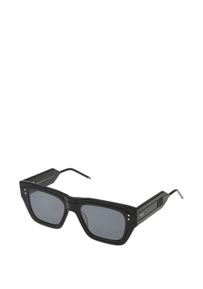 Thom Browne Eyewear rectangle-frame sunglasses - Black
