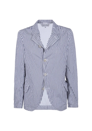 Comme Des Garçons Comme Des Garçons striped blazer - White